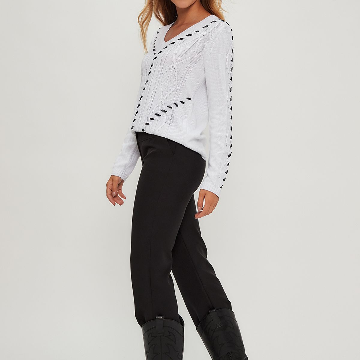 IO - Sweater Crudo Mujer Io