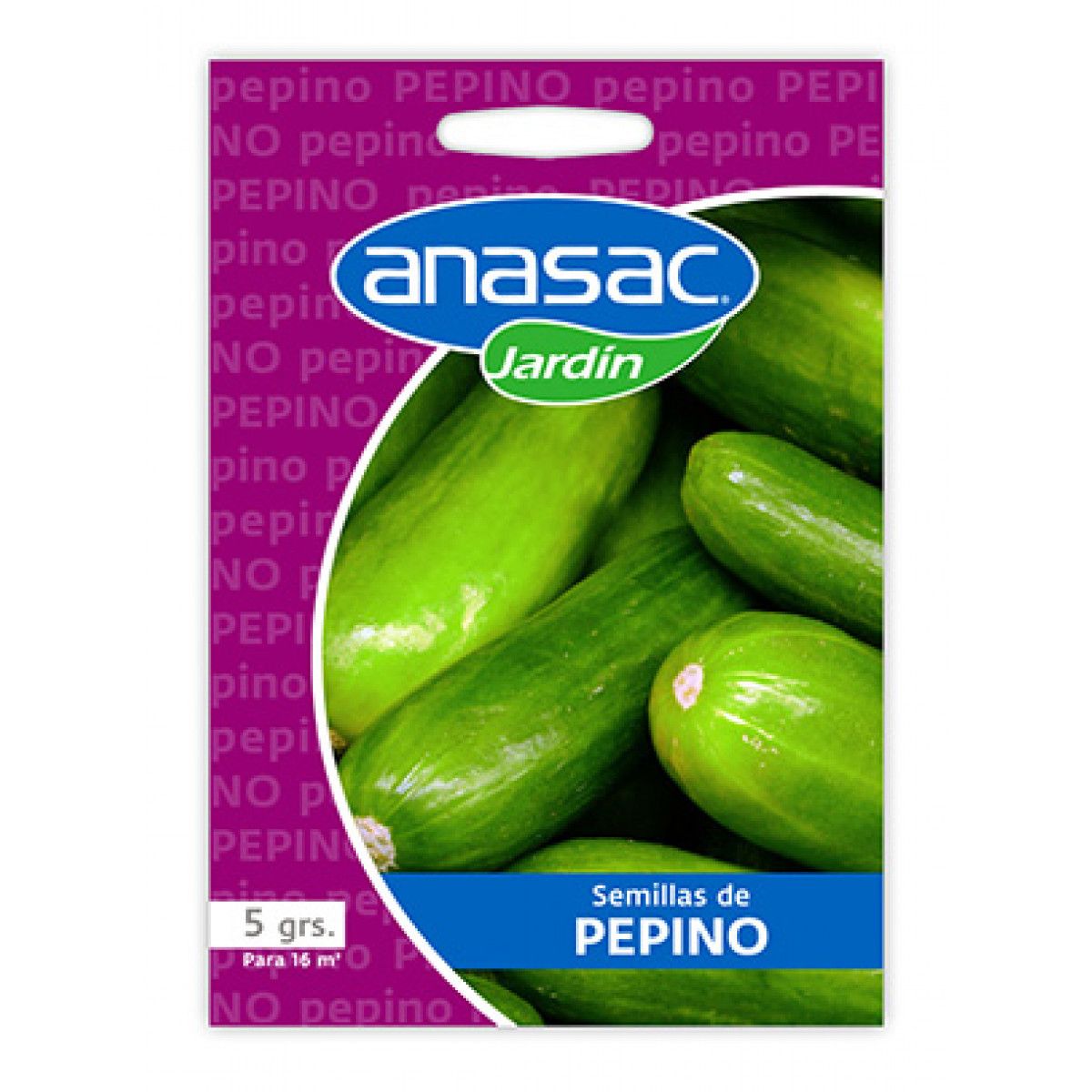 ANASAC - Semilla 5gr pepino Anasac Mimbral