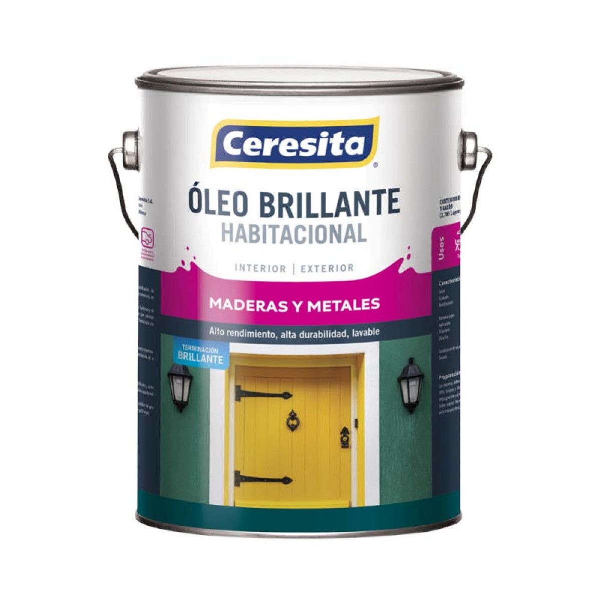 CERESITA - Oleo habitación 1 galón Blanco Ceresita Mimbral