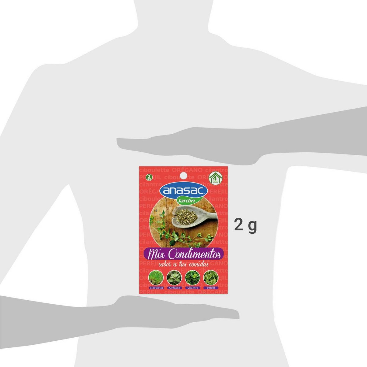 ANASAC - SEMILLA MIX CONDIMENTOS 2GRS ANASAC-MIMBRAL