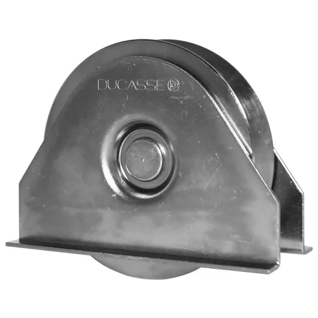 GENERICO - RUEDA PARA PORTON CON PLACA 100MM DUCASSE-MIMBRAL