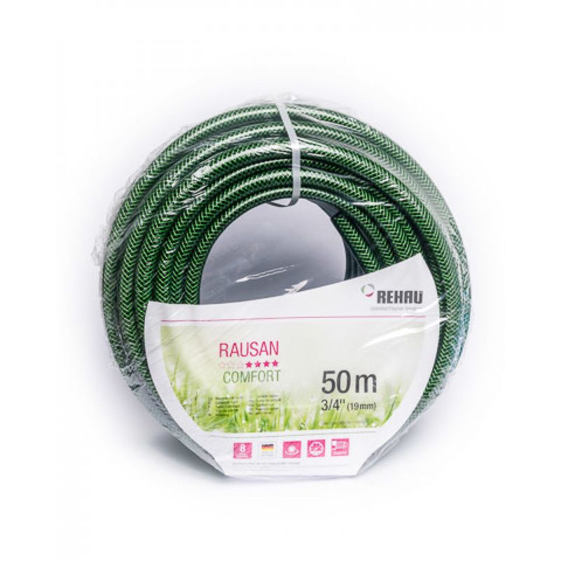 GENERICO - MANGUERA PARA JARDIN 3/4" MALLAFLEX RAUSAN ROLLO 50MT REHAU