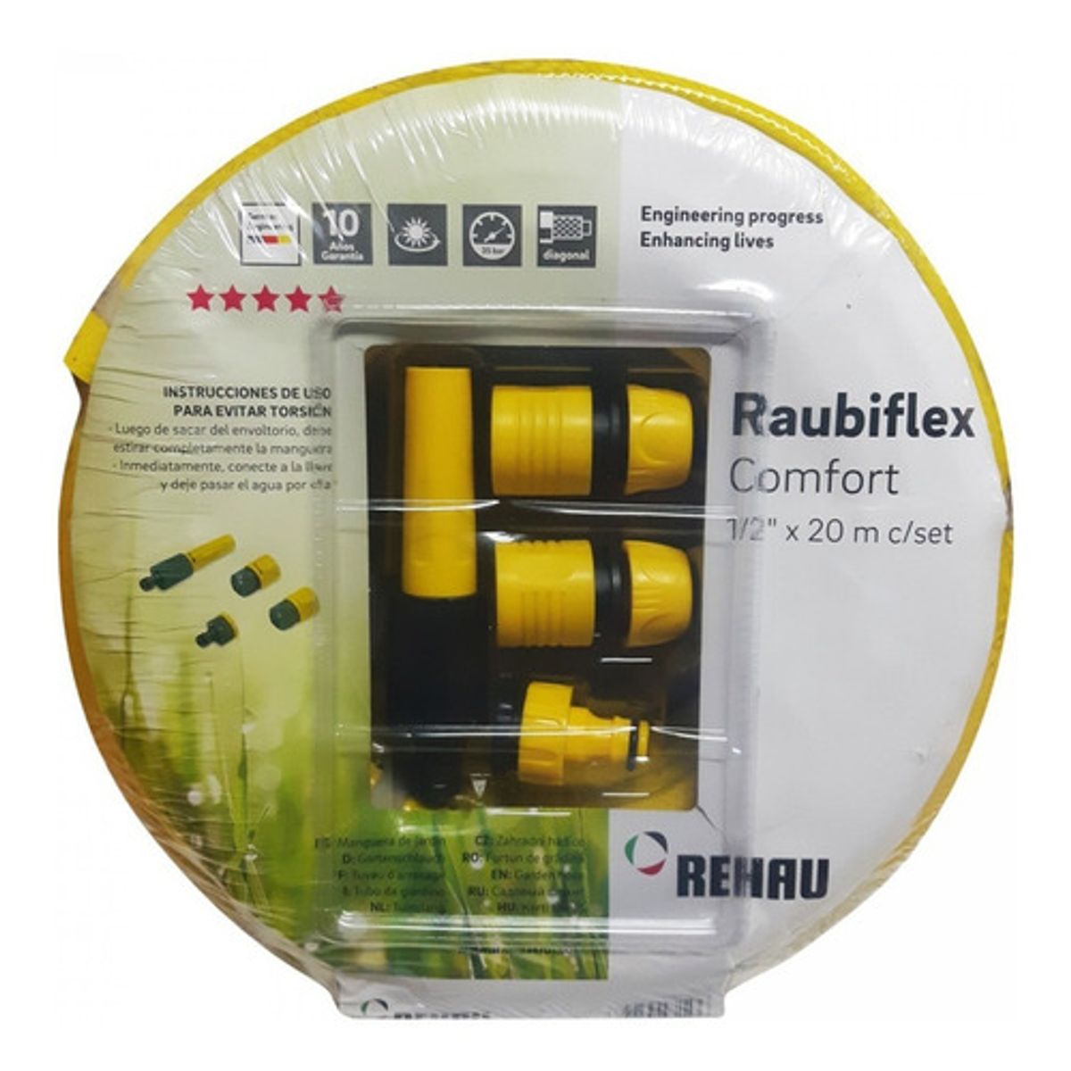 GENERICO - Manguera De Jardín 1/2  X 20 Mts. Rehau