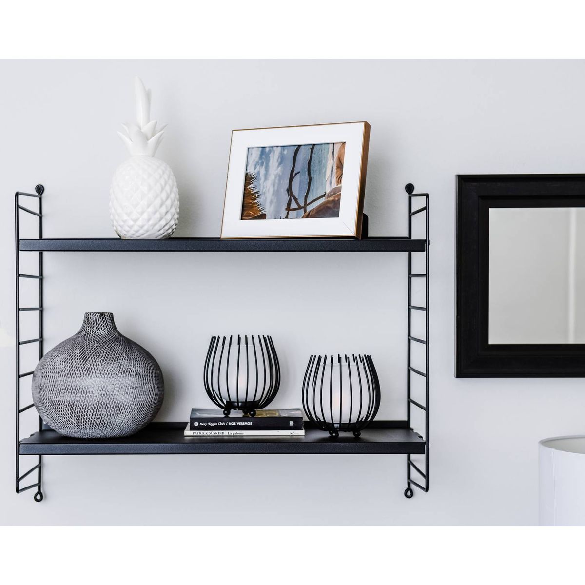 GENERICO - REPISA VINTAGE METALICO NEGRA DUCASSE-MIMBRAL