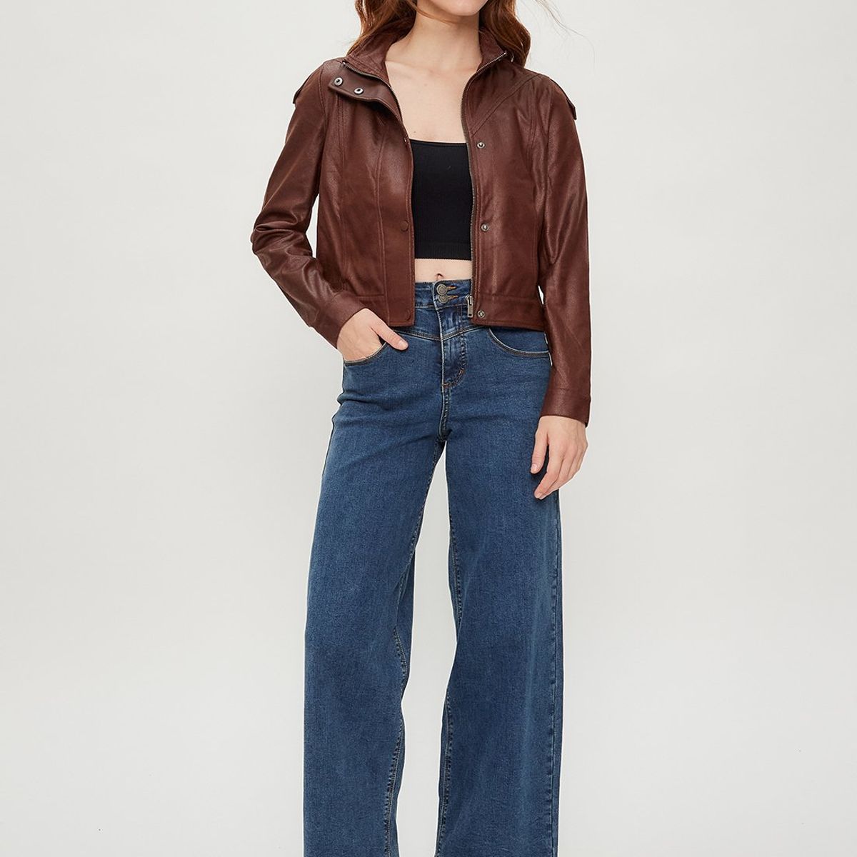 IO - Chaqueta Café Moro Mujer Io
