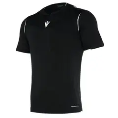 MACRON - Camiseta Arbitro Eklind Manga Corta Negro