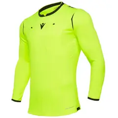 MACRON - Camiseta Arbitro Eklind Manga Larga Amarillo