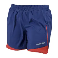 MACRON - Short Con Calza Mujer Azul-Rojo