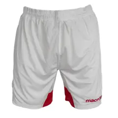 MACRON - Short de Juego Blanco-Rojo