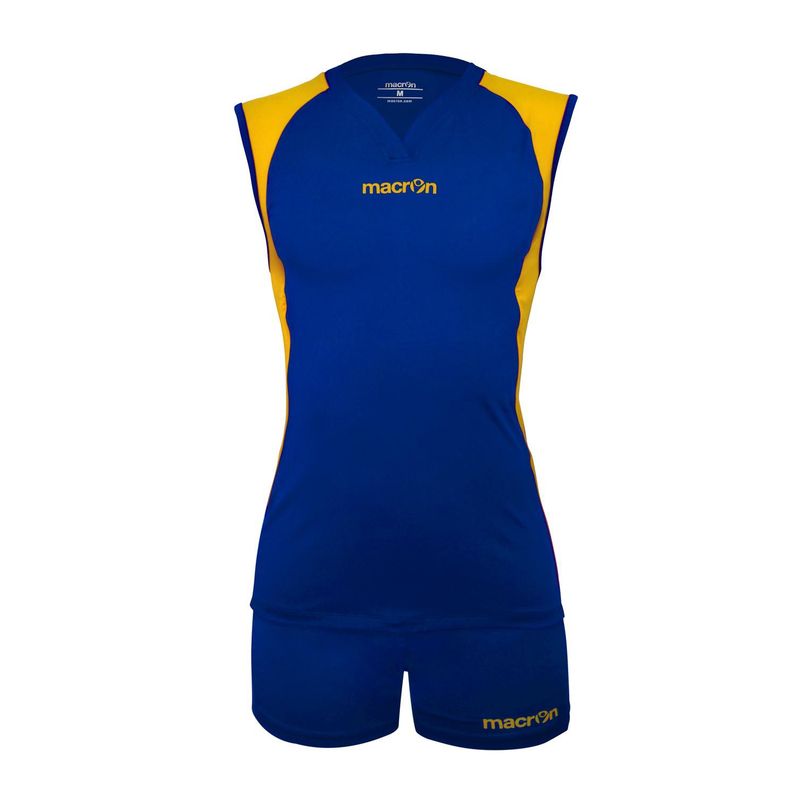 MACRON - Uniforme de Vóleibol Florencia Azulino-Amarillo