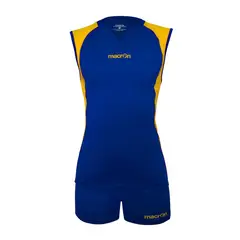 MACRON - Uniforme de Vóleibol Florencia Azulino-Amarillo