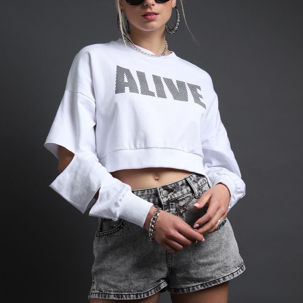 SOVIET - Poleron Manga Larga Mujer Soviet SOVIET