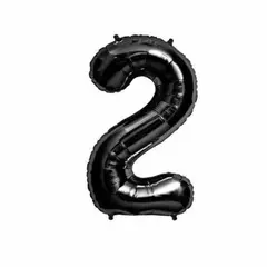 GENERICO - Globos en forma de números negros 2