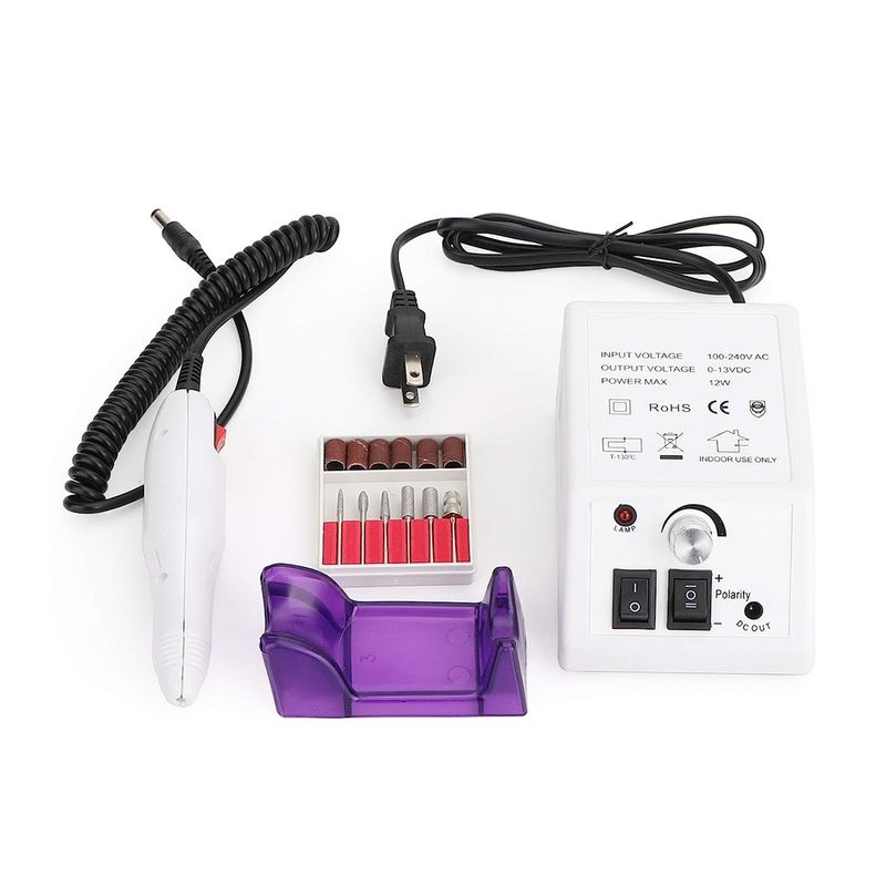 GENERICO - Set Limador Pulidor Profesional Para Uñas Acrílicas Manicure Pedicure