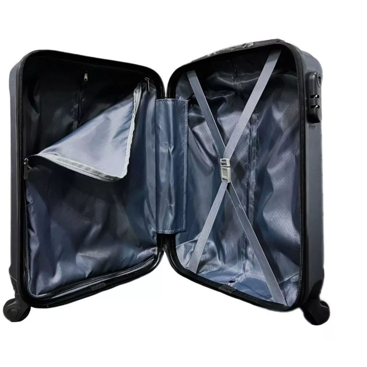 GENERICO - Maleta Viaje Pequeña Equipaje Cabina Plateado