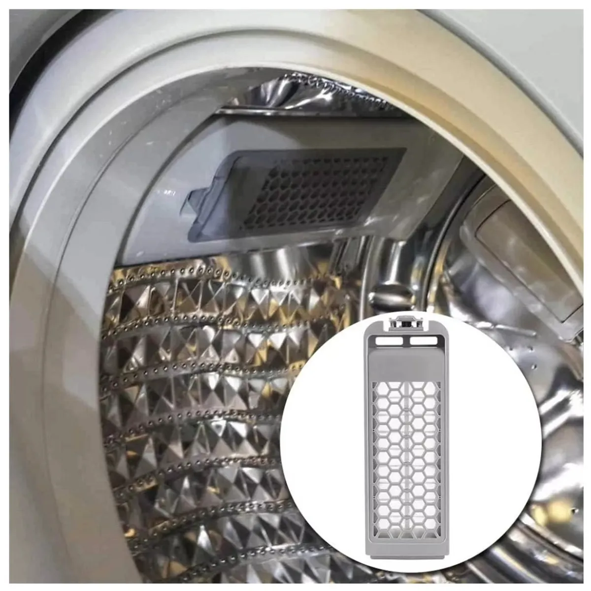 KUANGYE - 2 Filtros Pelusas Lavadora Para Samsung 17-19kilos