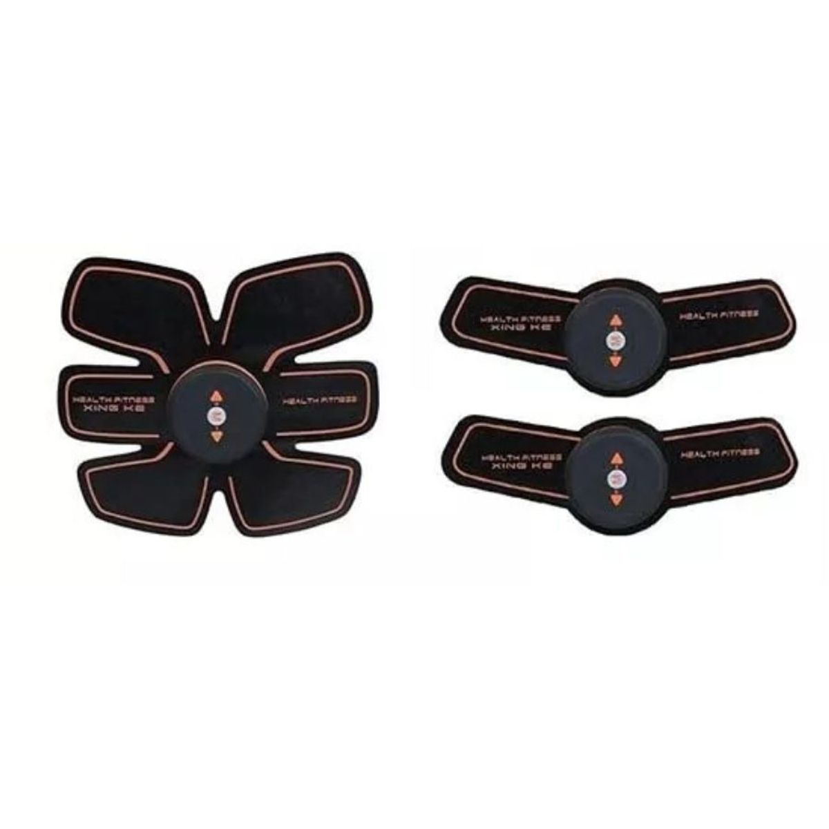 GENERICO - Electroestimulador Muscular Parches 5 En 1 Fitness Tonifica a Pilas