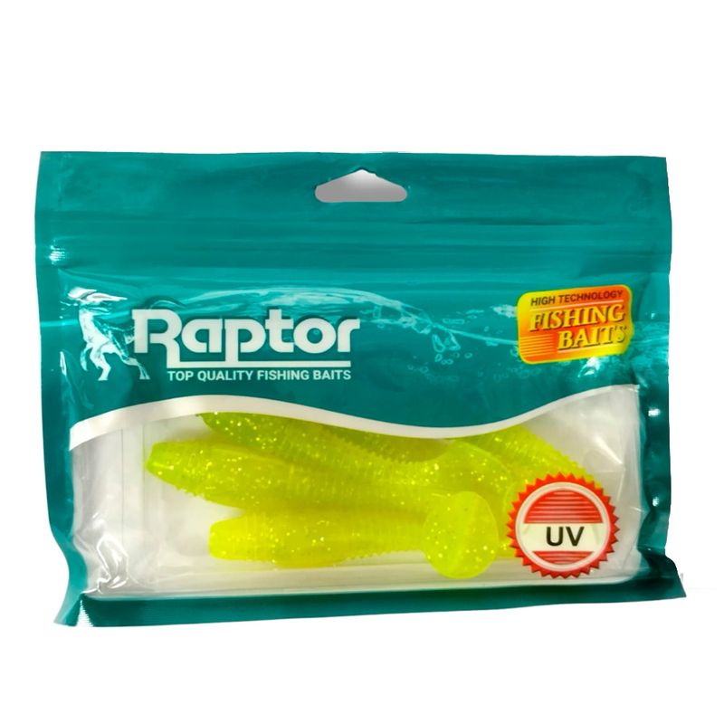 GENERICO - Vinilos Silicona Raptor Aromaticos Pesca Deportiva 10m Y 8g