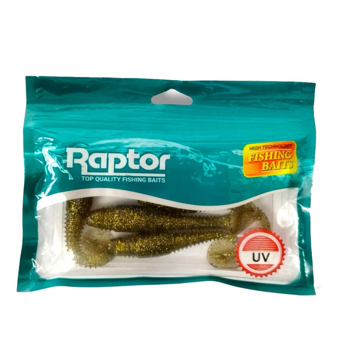 GENERICO - Vinilos Silicona Raptor Aromaticos Pesca Deportiva 10m Y 8g
