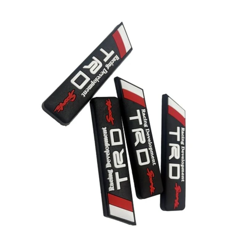 GENERICO - X4 Tope Puerta Tira Goma Anticolision Retrovisor TRO