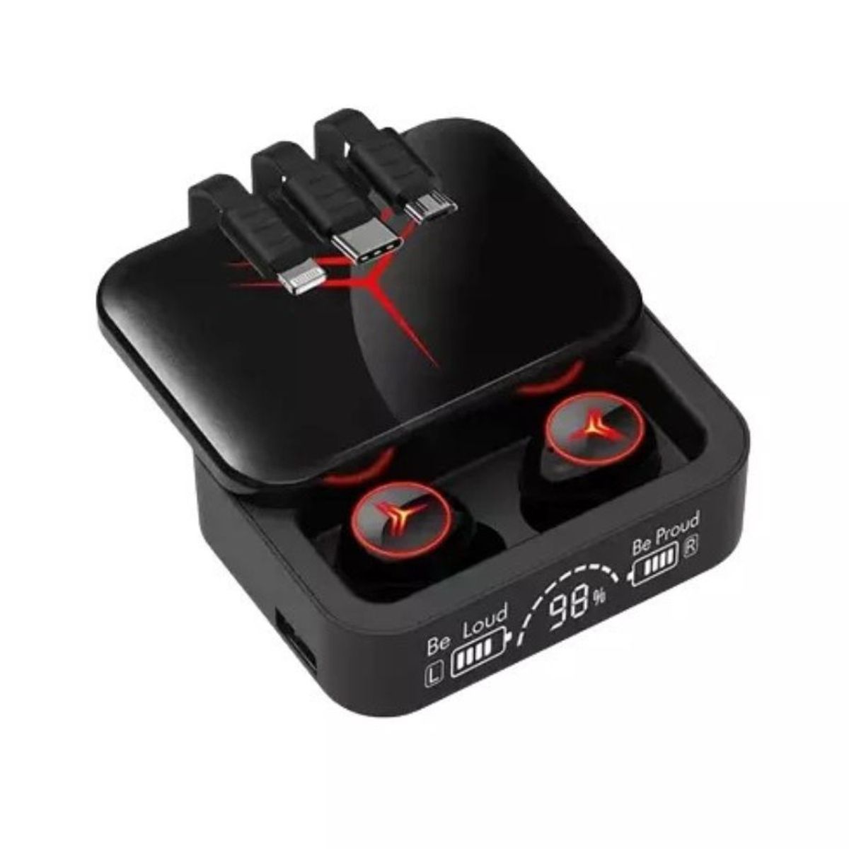 GENERICO - Audífonos Inalámbricos M88 Plus Bluetooth Power Bank