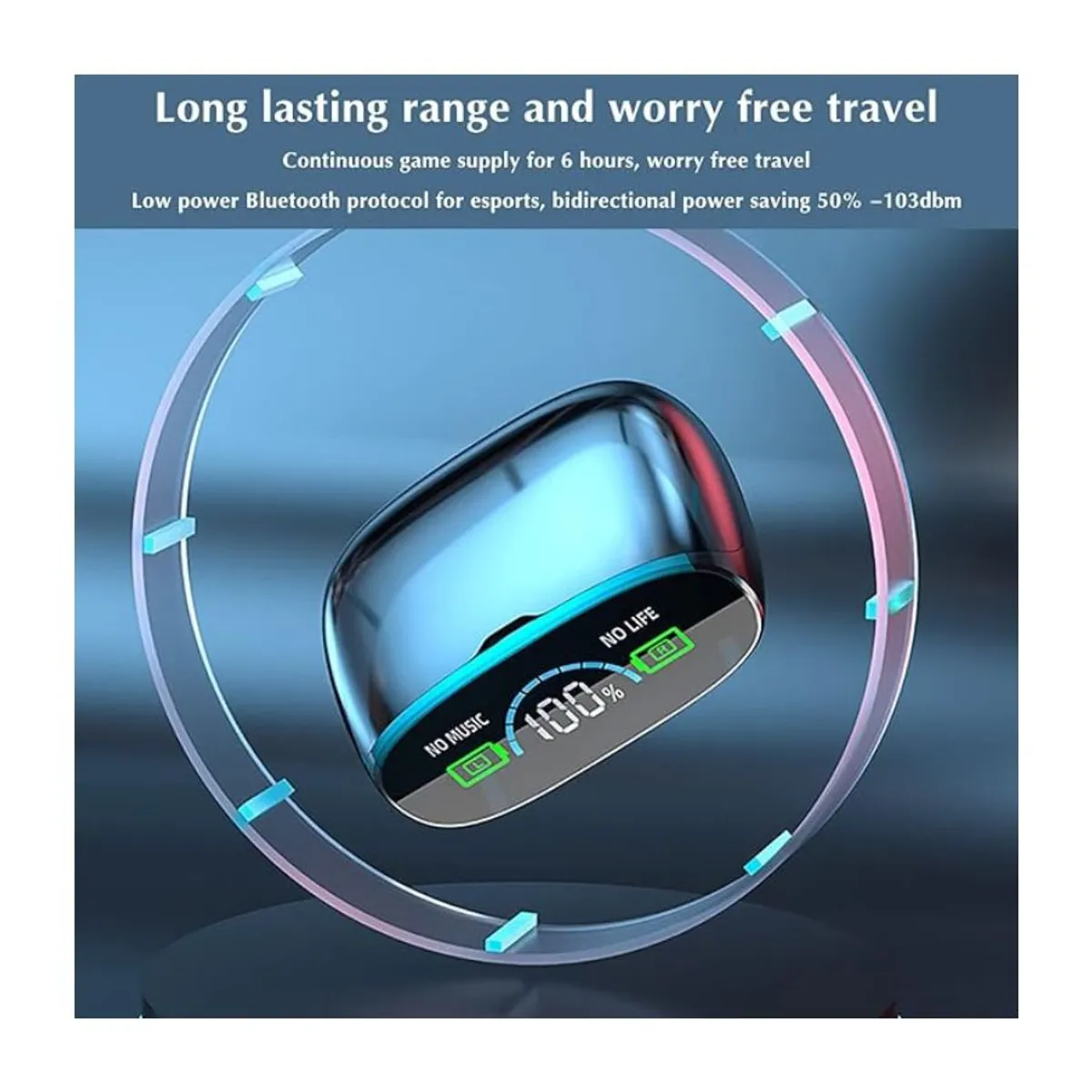 GENERICO - Auriculares Inalámbricos M38 Bluetooth Pantalla Digital