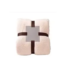 GENERICO - Frazada Manta Suave Dos Plazas Térmica Invierno Beige