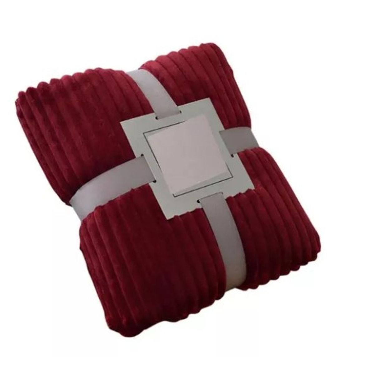 GENERICO - Frazada Manta Suave Dos Plazas Térmica Invierno Rojo