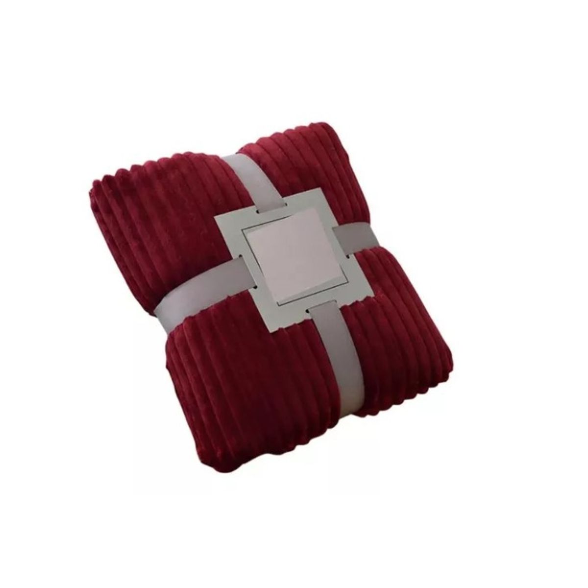 GENERICO - Frazada Manta Suave Dos Plazas Térmica Invierno Rojo