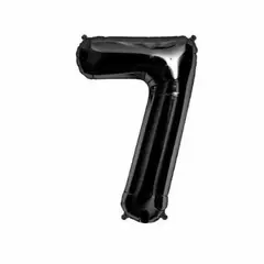 GENERICO - Globos En Forma De Números Negros 7