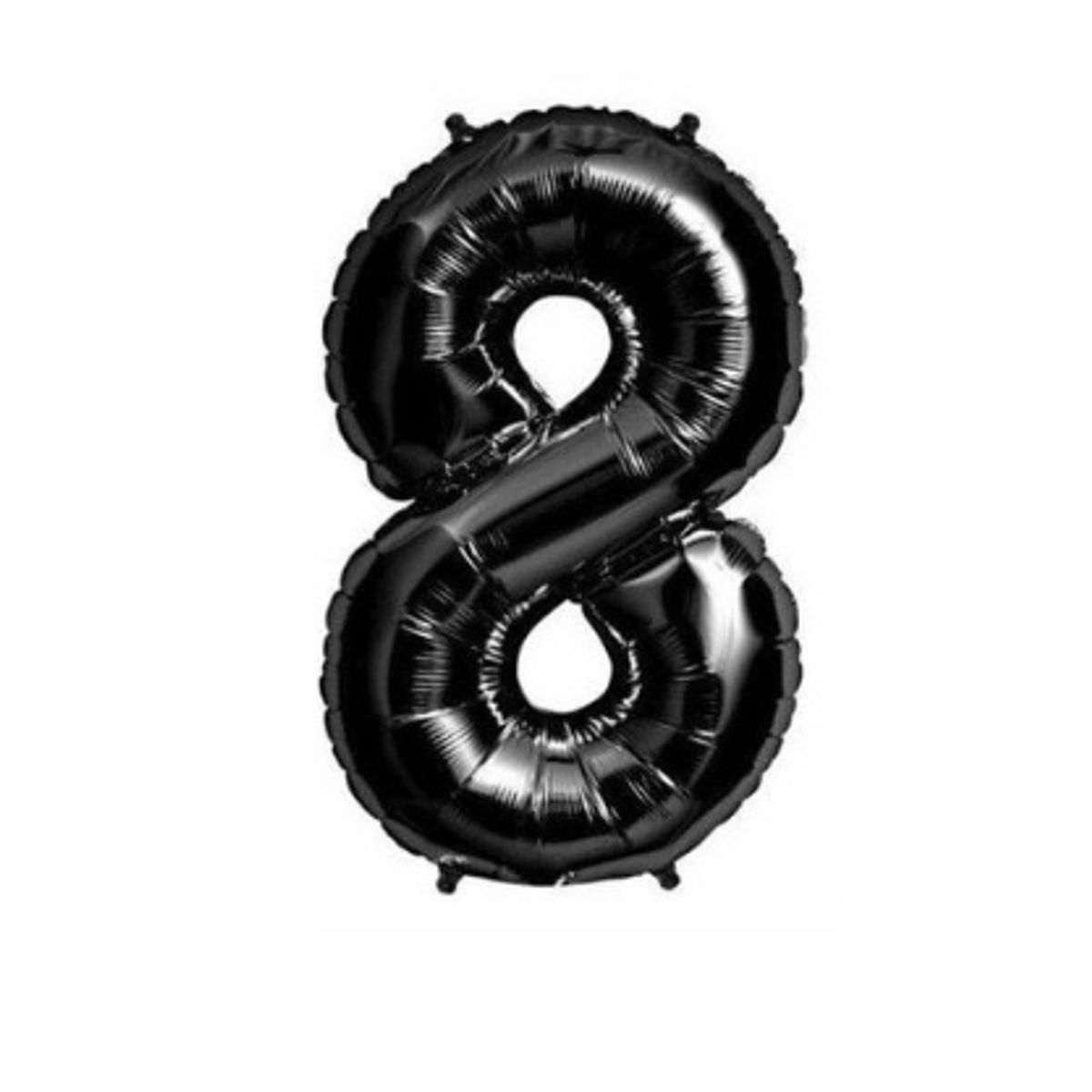 GENERICO - Globos En Forma De Números Negros 8