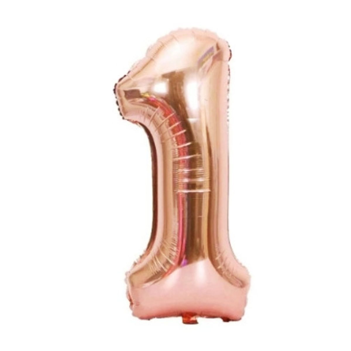 GENERICO - Globo Numero Metalizado Rose Gold 1