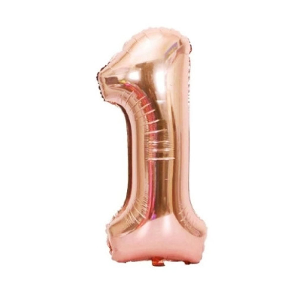 GENERICO - Globo Numero Metalizado Rose Gold 1