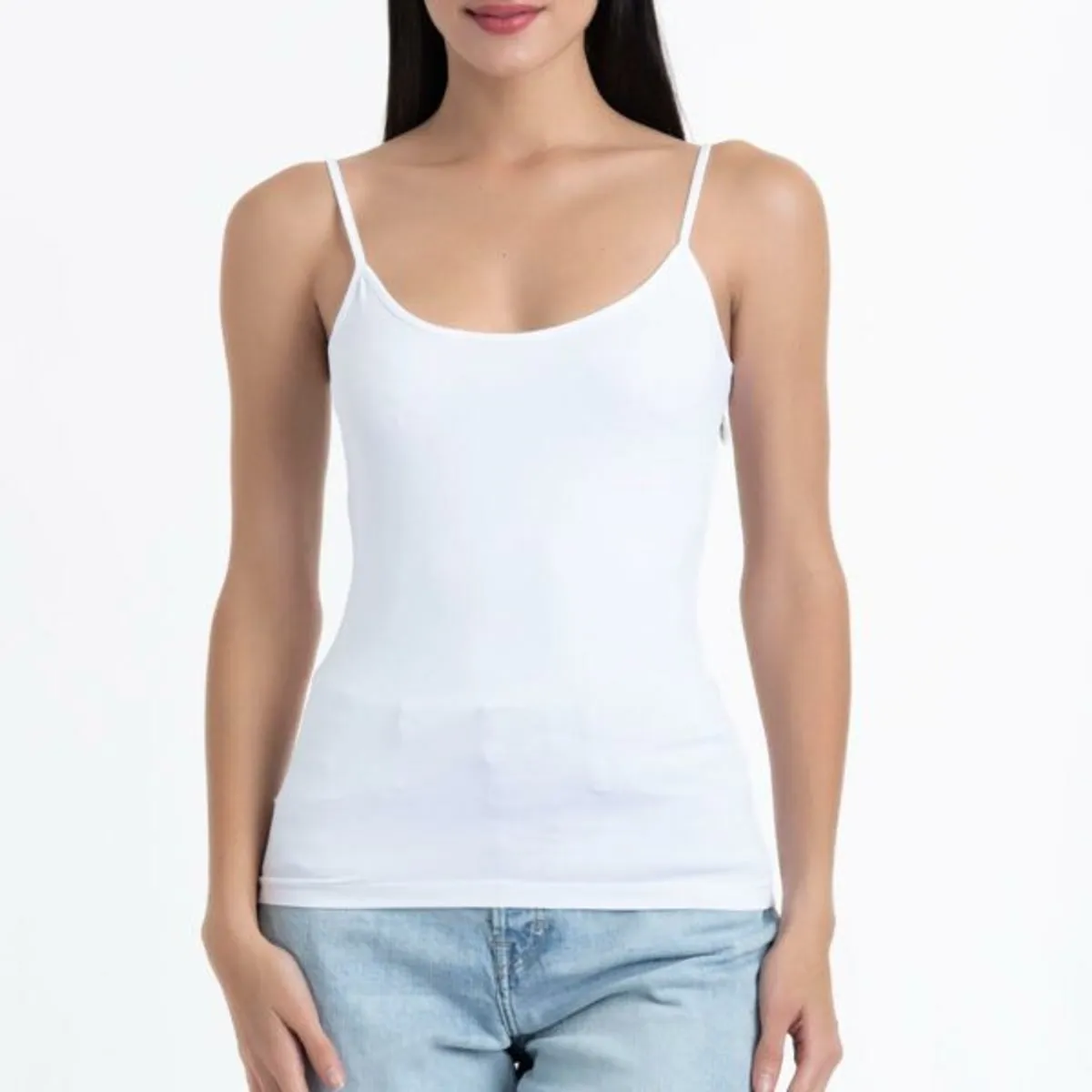 LADY GENNY - Camiseta Microfibra Con Pabilos