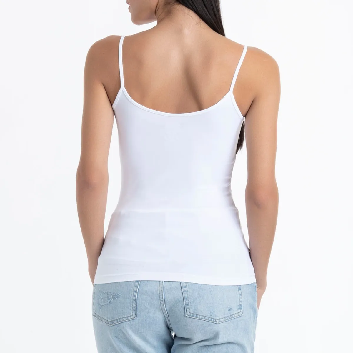 LADY GENNY - Camiseta Microfibra Con Pabilos