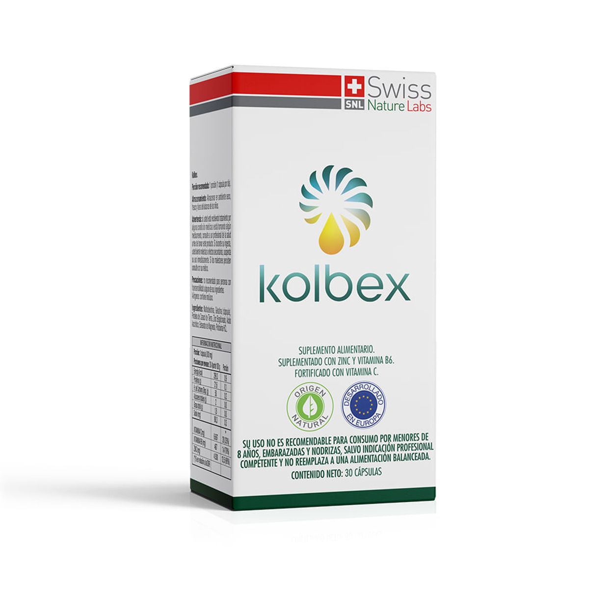 KOLBEX - Suplemento Alimenticio Kolbex Dolor Articular Articulaciones 30 Cap