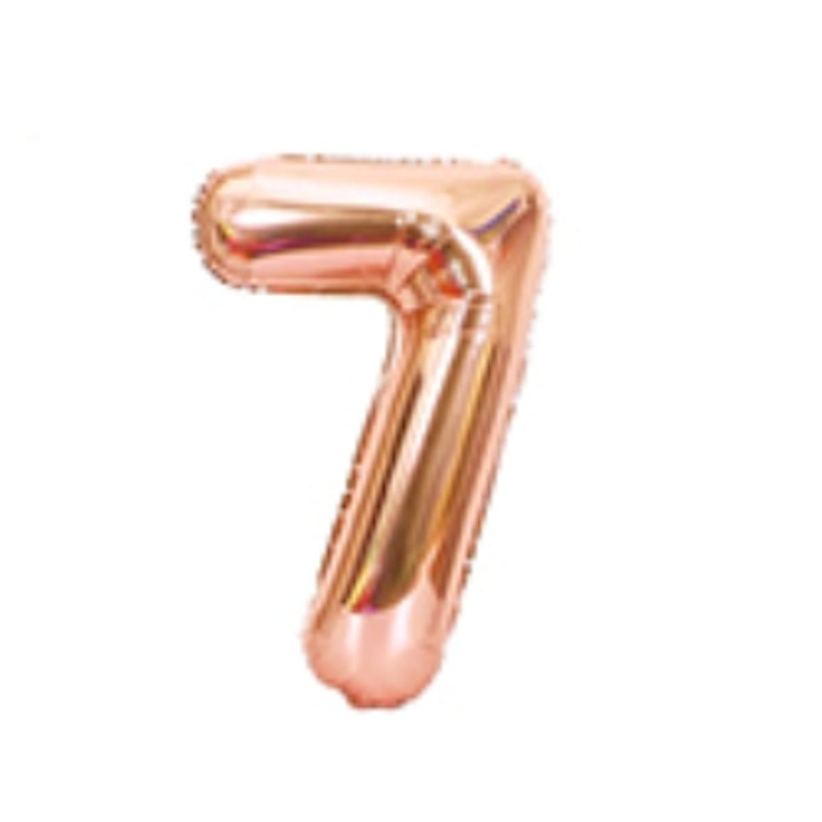 GENERICO - Globo Numero Metalizado Rose Gold 7