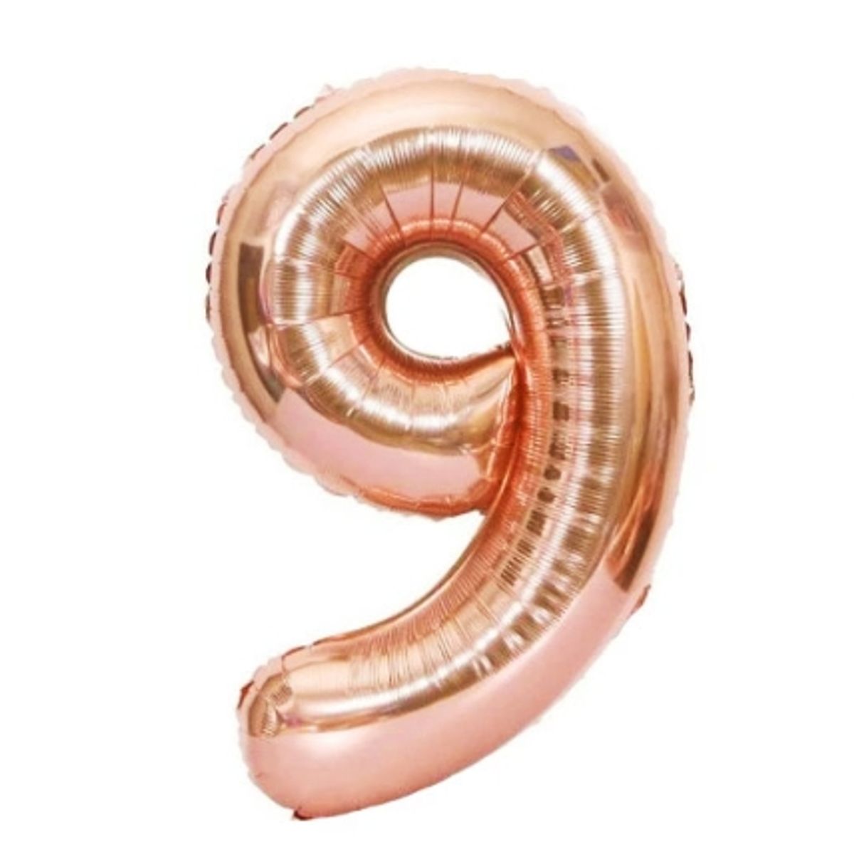 GENERICO - Globo Numero Metalizado Rose Gold 9