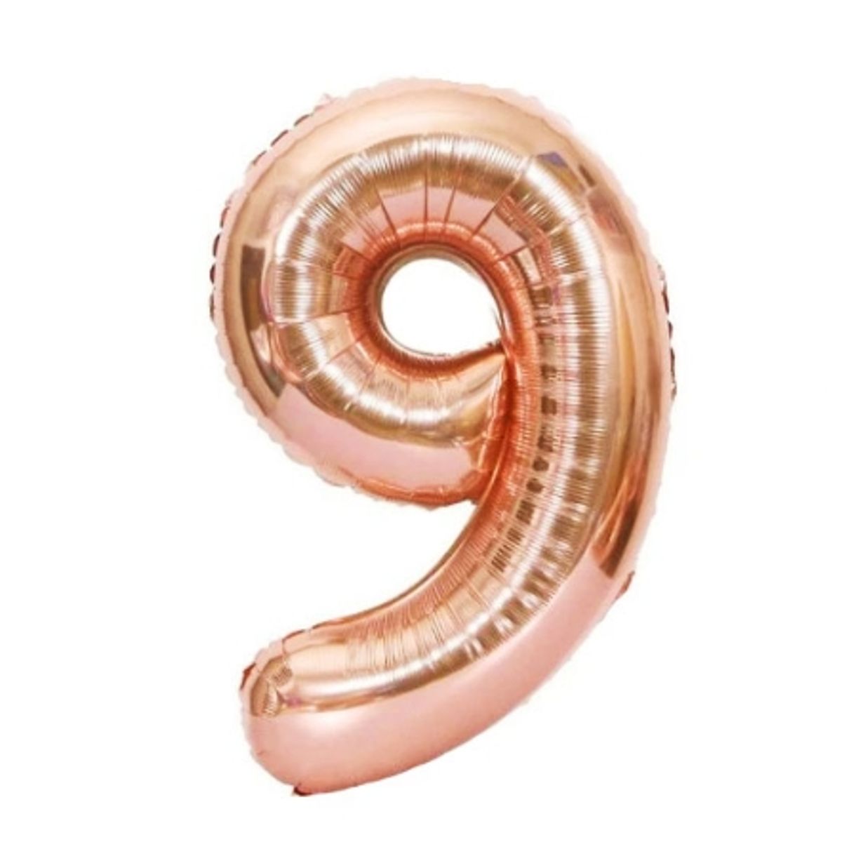 GENERICO - Globo Numero Metalizado Rose Gold 9
