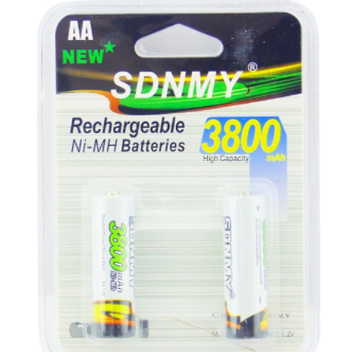 OEM - PILA SDNMY AA SET X 2 PCS 1.2V RECARGABLE 3800 MAH
