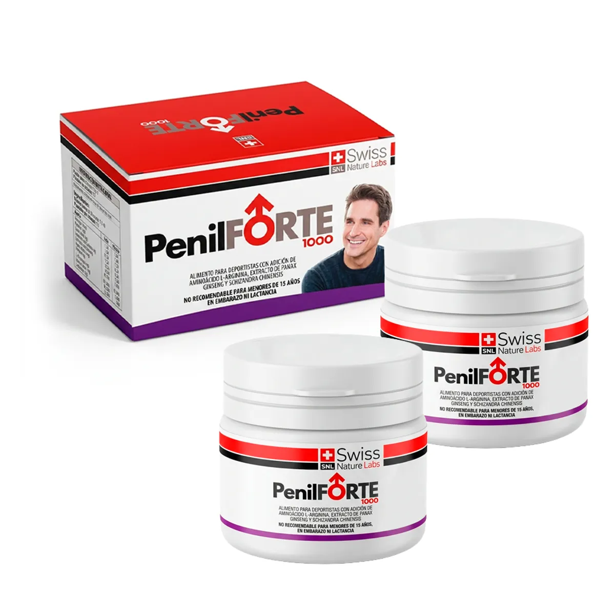 SWISS NATURE LABS - Suplemento Masculino Energía Vitalidad y Rendimiento 30 comp