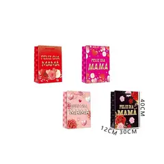 GENERICO - Bolsa De Regalo Feliz Día Mamá Rosas 301240Cm