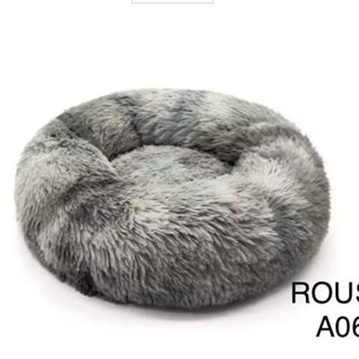 GENERICO - Cama para mascota peluda 50 cm Gris Jaspeado