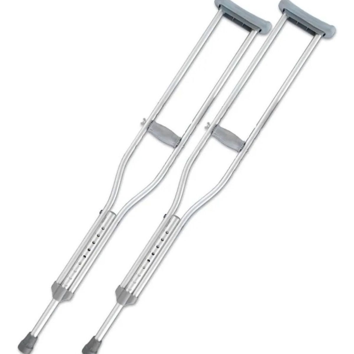 GENERICO - Pack 2 Bastón Muletas Ajustables De Aluminio