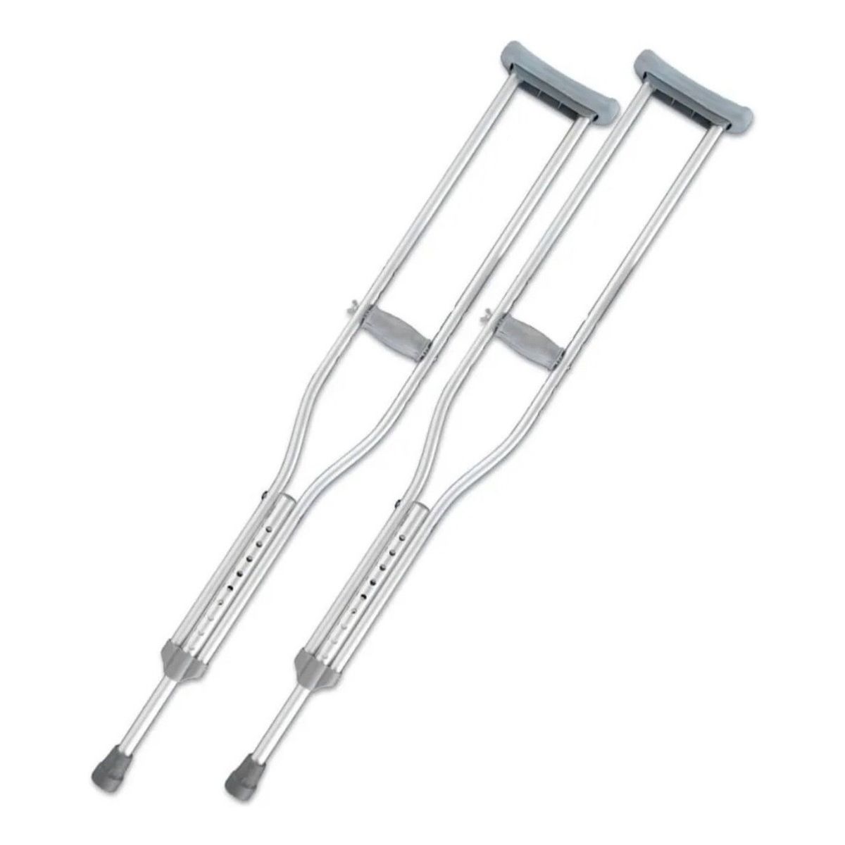 GENERICO - Pack 2 Bastón Muletas Ajustables De Aluminio