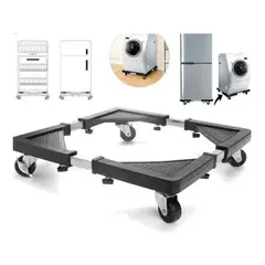 GENERICO - Soporte Para Lavadora Y Nevera Base Soporte Ajustable