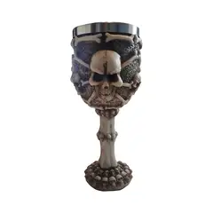 GENERICO - Copa Vino Calavera Resina 150ml