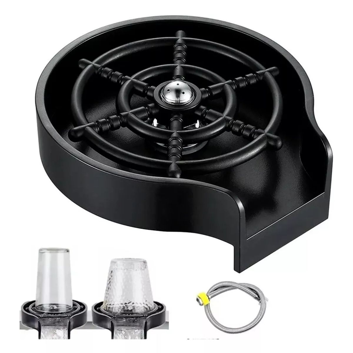 GENERICO - Lavador Automático Vasos Tazas Copas Lavadora Enjuagadora