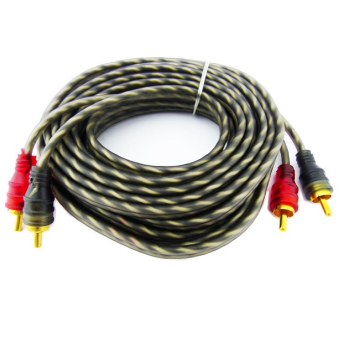 OEM - CABLE RCA 2X2 5 METROS PARA AMPLIFICACION DE AUTO MOD.TR-11