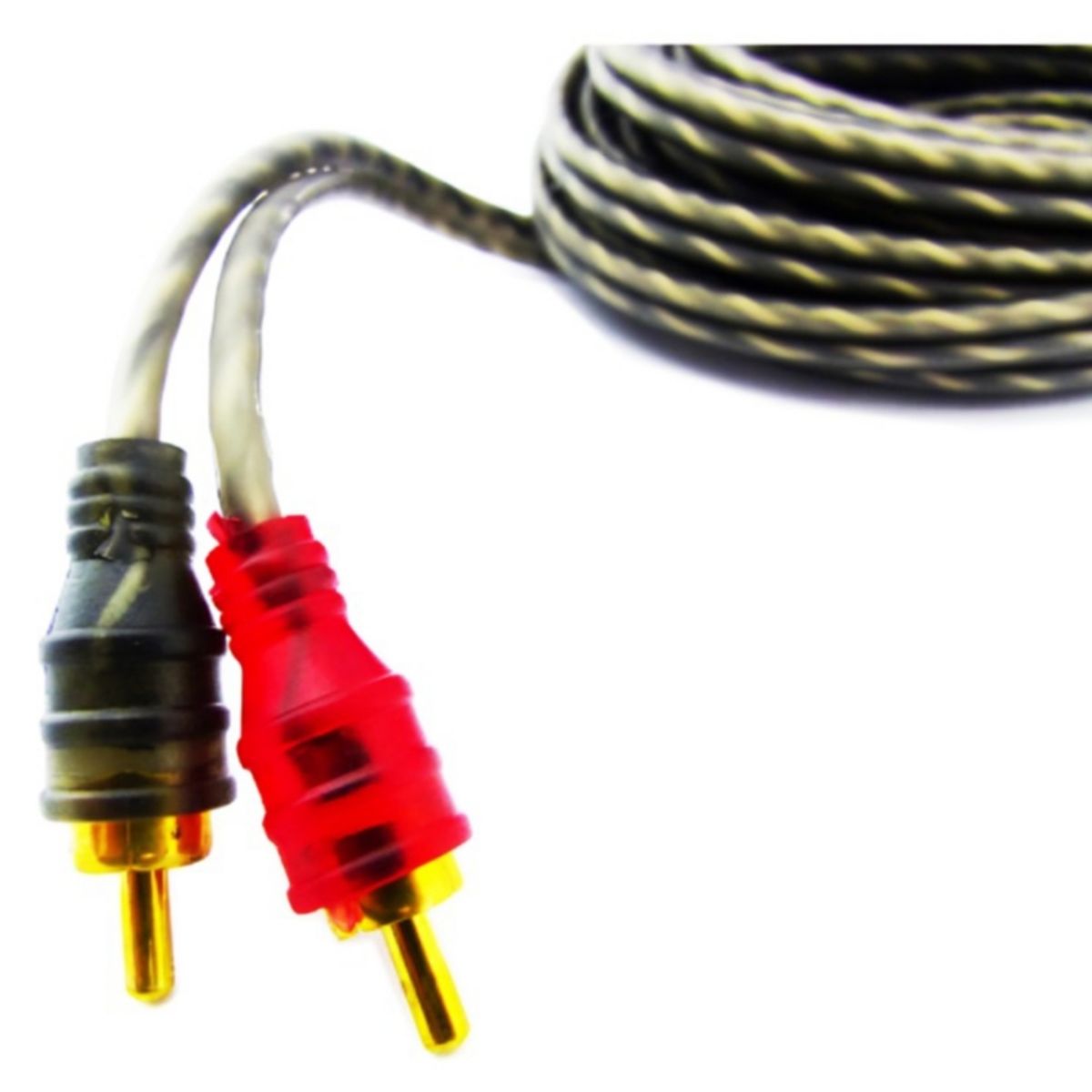 OEM - CABLE RCA 2X2 5 METROS PARA AMPLIFICACION DE AUTO MOD.TR-11